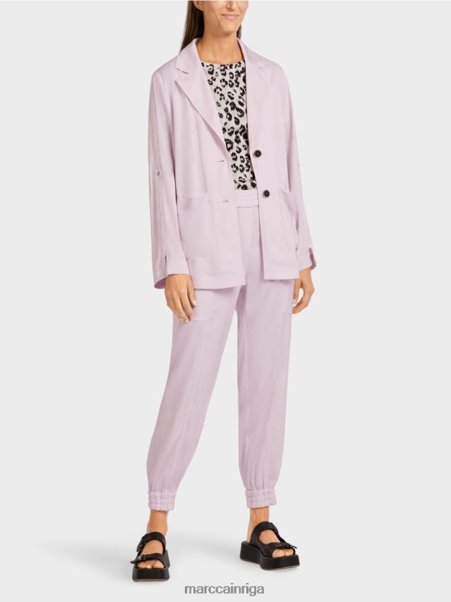 apģērbs gaiša lavanda VRBHXD390 Marc Cain žakete ar atlocītām piedurknēm