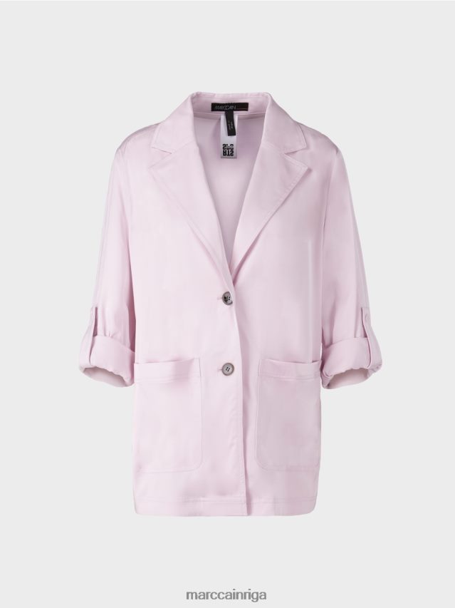 apģērbs gaiša lavanda VRBHXD390 Marc Cain žakete ar atlocītām piedurknēm