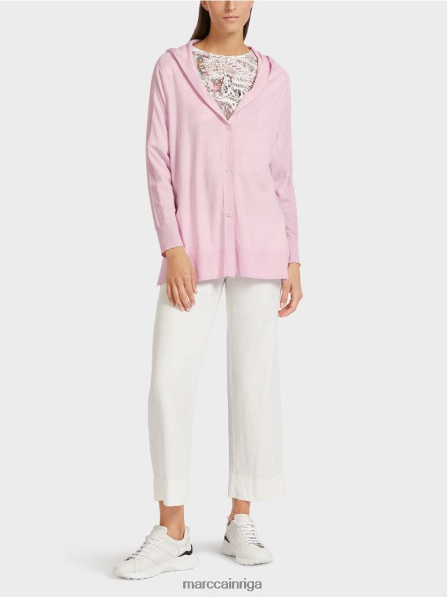 apģērbs gaiša lavanda VRBHXD391 Marc Cain jaka ar kapuci