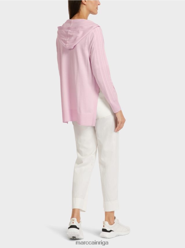 apģērbs gaiša lavanda VRBHXD391 Marc Cain jaka ar kapuci