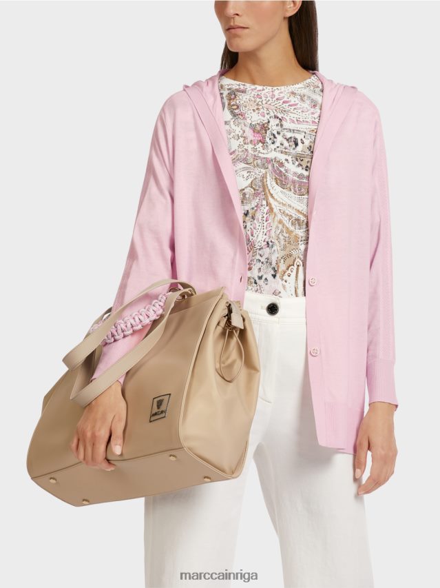 apģērbs gaiša lavanda VRBHXD391 Marc Cain jaka ar kapuci