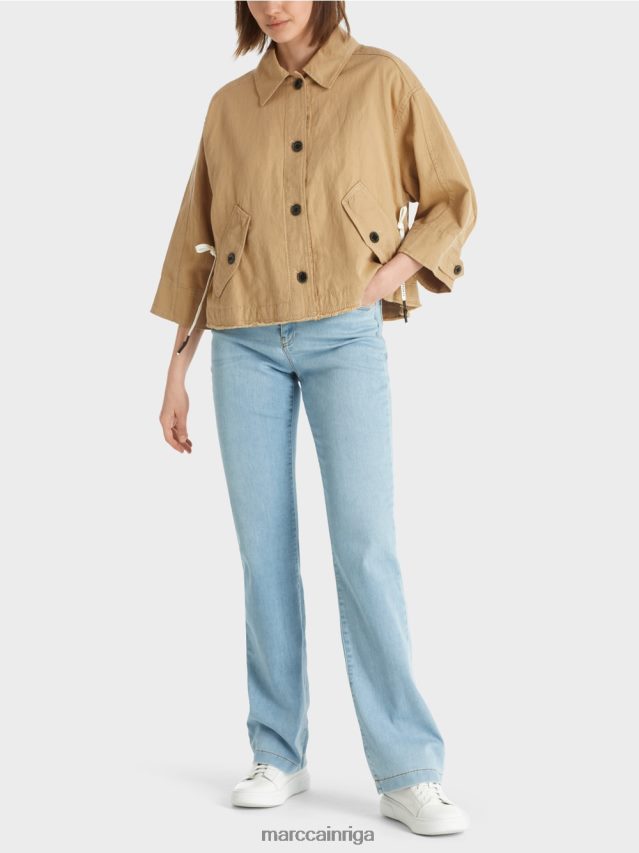 apģērbs gaiši māla brūns VRBHXD394 Marc Cain lielizmēra jaka