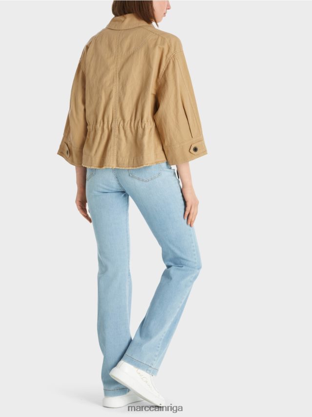 apģērbs gaiši māla brūns VRBHXD394 Marc Cain lielizmēra jaka