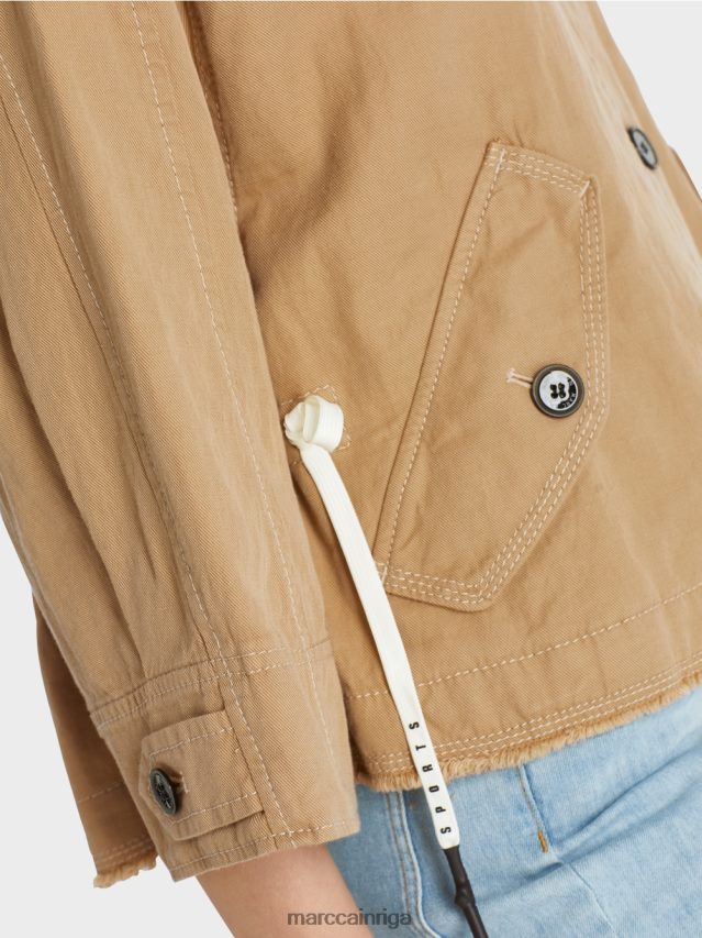 apģērbs gaiši māla brūns VRBHXD394 Marc Cain lielizmēra jaka