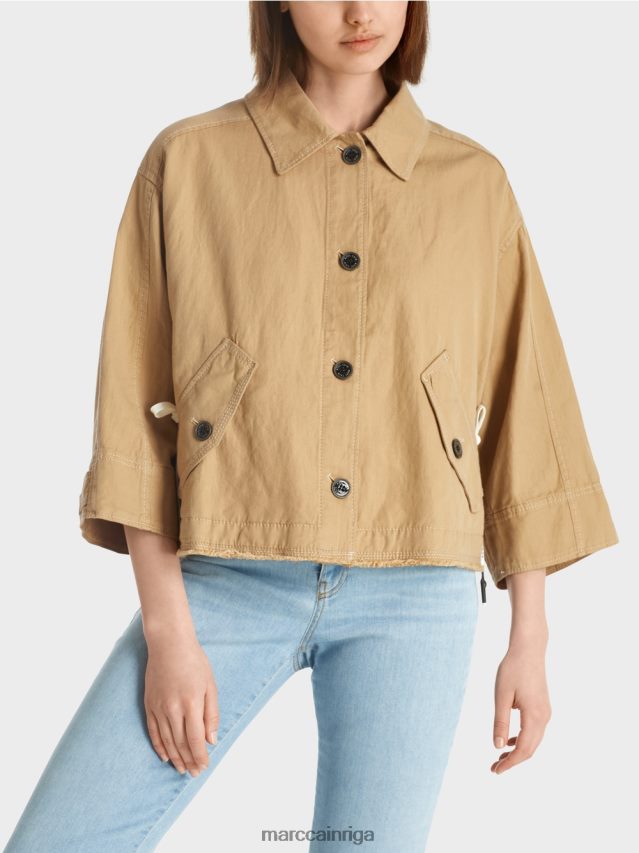 apģērbs gaiši māla brūns VRBHXD394 Marc Cain lielizmēra jaka