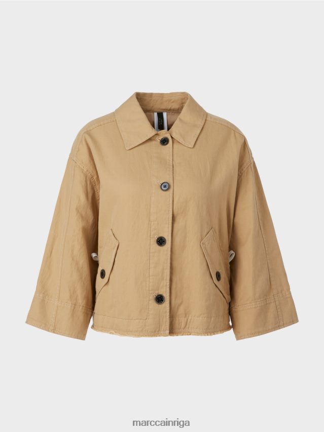 apģērbs gaiši māla brūns VRBHXD394 Marc Cain lielizmēra jaka