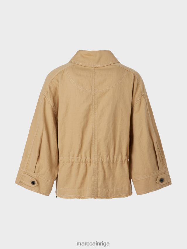 apģērbs gaiši māla brūns VRBHXD394 Marc Cain lielizmēra jaka