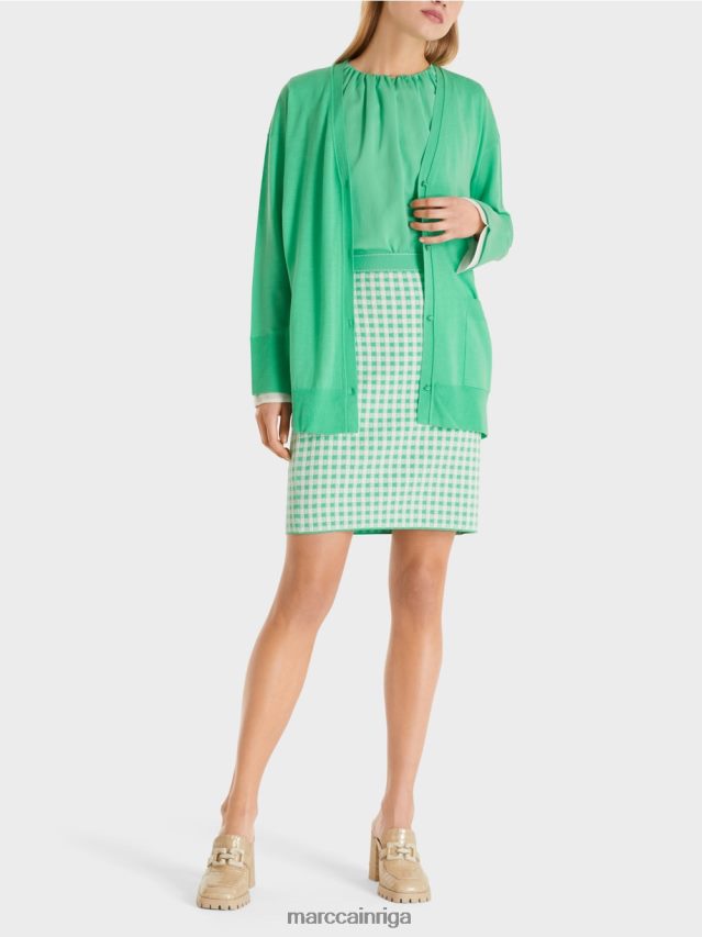 apģērbs gaišs skuķis VRBHXD409 Marc Cain jaciņa super smalkā adījumā