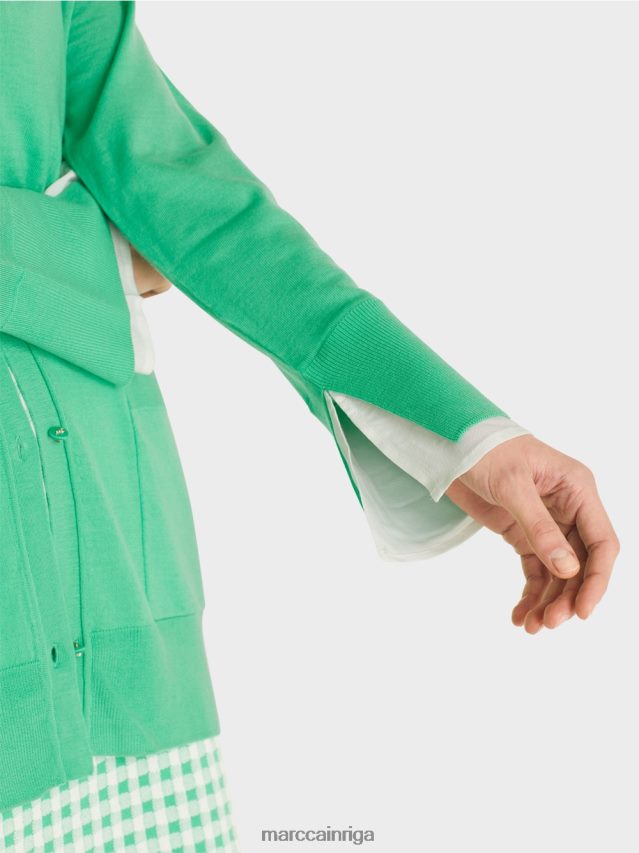 apģērbs gaišs skuķis VRBHXD409 Marc Cain jaciņa super smalkā adījumā