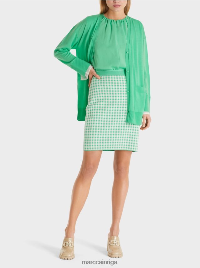 apģērbs gaišs skuķis VRBHXD409 Marc Cain jaciņa super smalkā adījumā