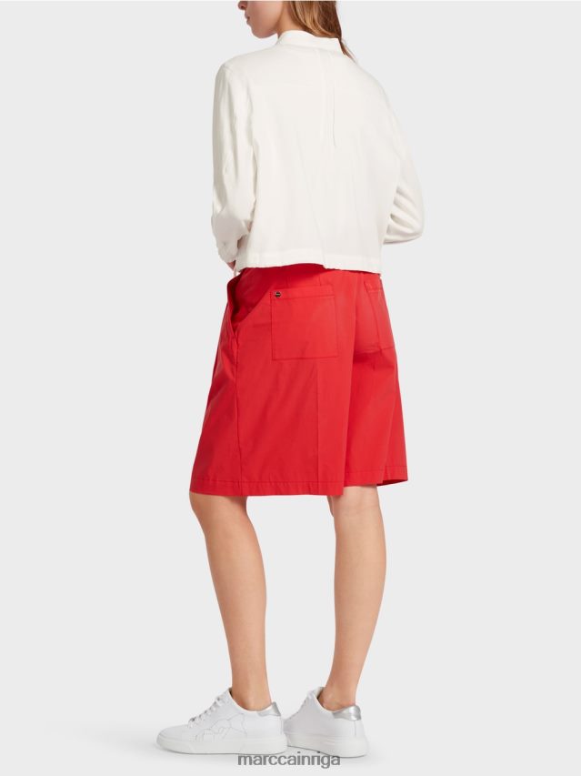 apģērbs gandrīz balts VRBHXD361 Marc Cain lina jaka ar stāvapkakli