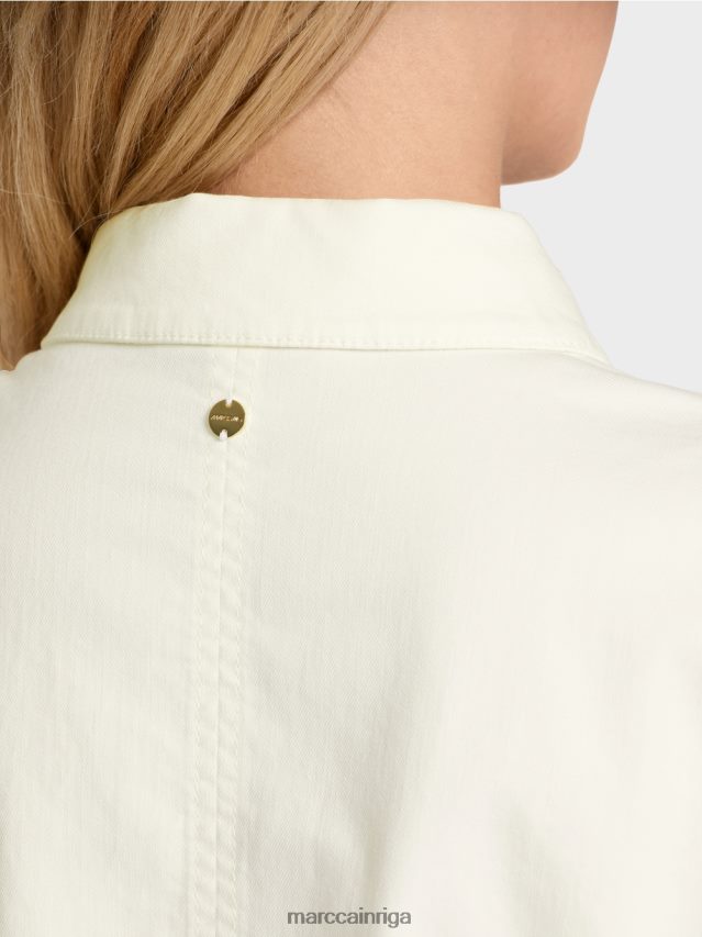 apģērbs gandrīz balts VRBHXD379 Marc Cain \"pārdomāt kopā\" ​​jaka