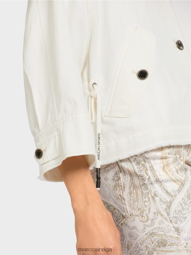 apģērbs gandrīz balts VRBHXD392 Marc Cain lielizmēra jaka