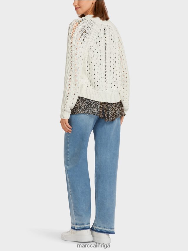 apģērbs gandrīz balts VRBHXD415 Marc Cain jaka \"adīts Vācijā\"