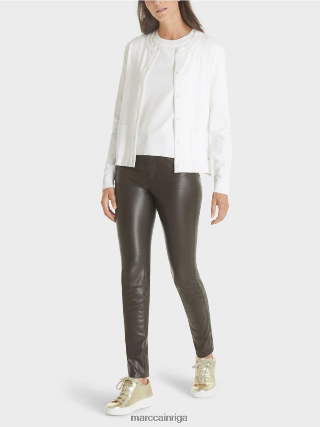 apģērbs gandrīz balts VRBHXD452 Marc Cain jaka "pārdomājiet kopā"