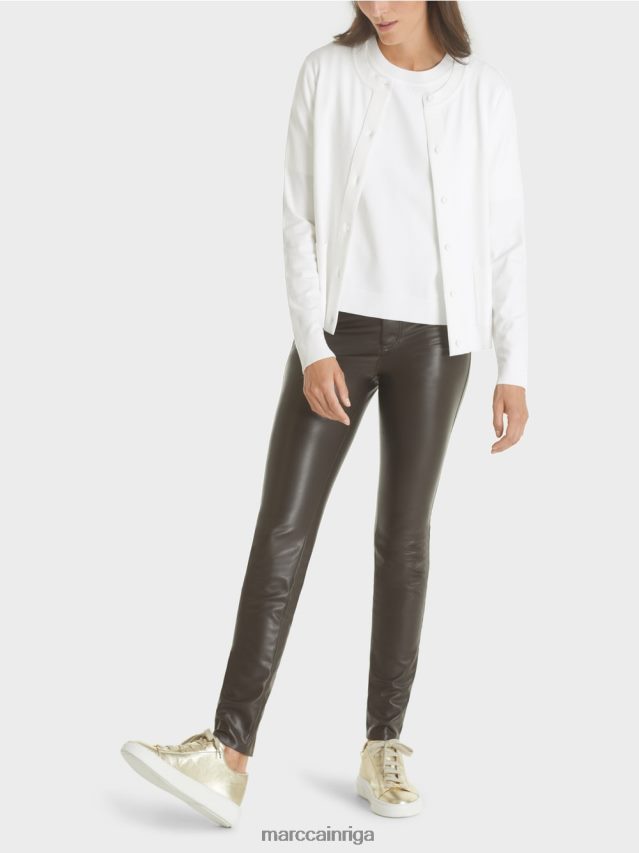 apģērbs gandrīz balts VRBHXD452 Marc Cain jaka \"pārdomājiet kopā\"