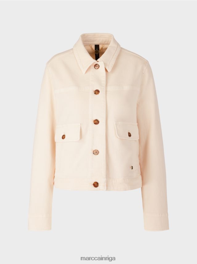 apģērbs krēms VRBHXD432 Marc Cain \"pārdomāt kopā\" ​​džinsa jaka