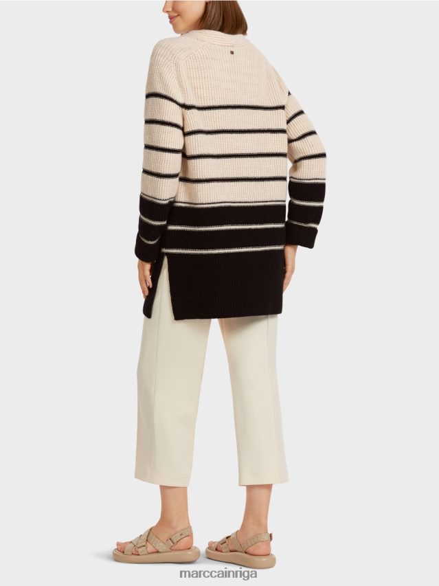 apģērbs krēms VRBHXD433 Marc Cain jūras jaka \"adīts Vācijā\"