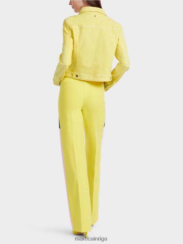 apģērbs mīksts citrons VRBHXD341 Marc Cain \"pārdomāt kopā\" ​​džinsa jaka