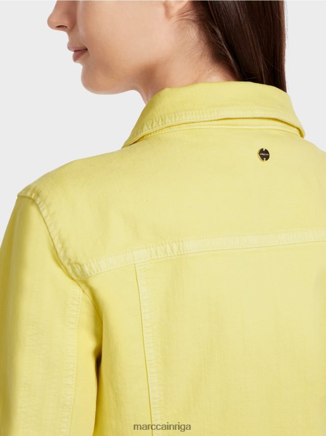 apģērbs mīksts citrons VRBHXD341 Marc Cain \"pārdomāt kopā\" ​​džinsa jaka