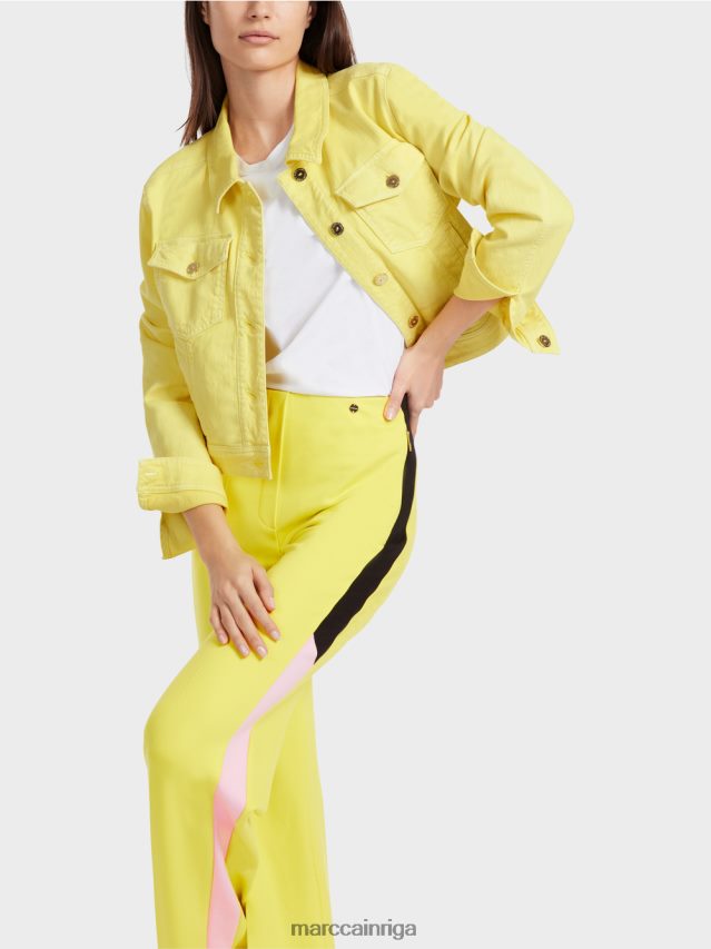 apģērbs mīksts citrons VRBHXD341 Marc Cain \"pārdomāt kopā\" ​​džinsa jaka