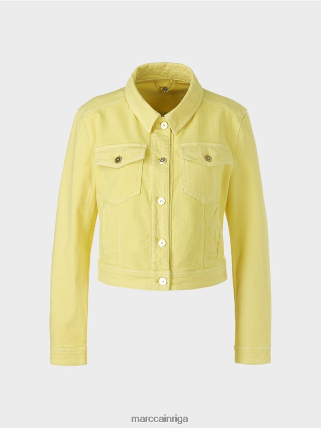 apģērbs mīksts citrons VRBHXD341 Marc Cain \"pārdomāt kopā\" ​​džinsa jaka