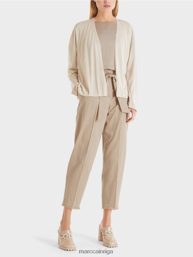 apģērbs mīksts pērļu melanžs VRBHXD403 Marc Cain jaka ar mirdzuma efektu