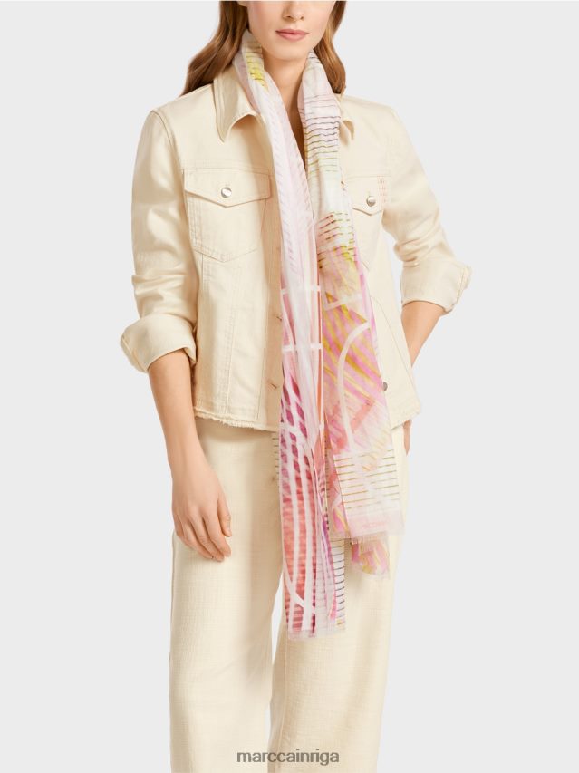 apģērbs mīksts veļa VRBHXD370 Marc Cain \"pārdomāt kopā\" ​​apdrukāta jaka