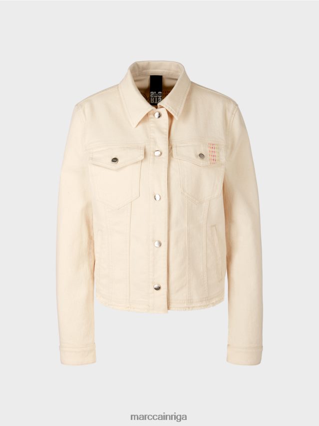 apģērbs mīksts veļa VRBHXD370 Marc Cain \"pārdomāt kopā\" ​​apdrukāta jaka