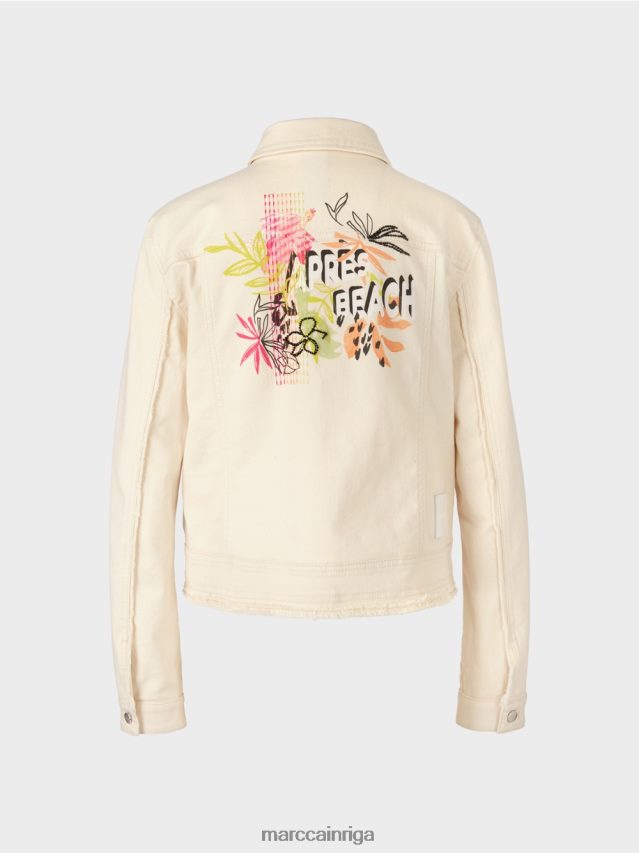 apģērbs mīksts veļa VRBHXD370 Marc Cain \"pārdomāt kopā\" ​​apdrukāta jaka