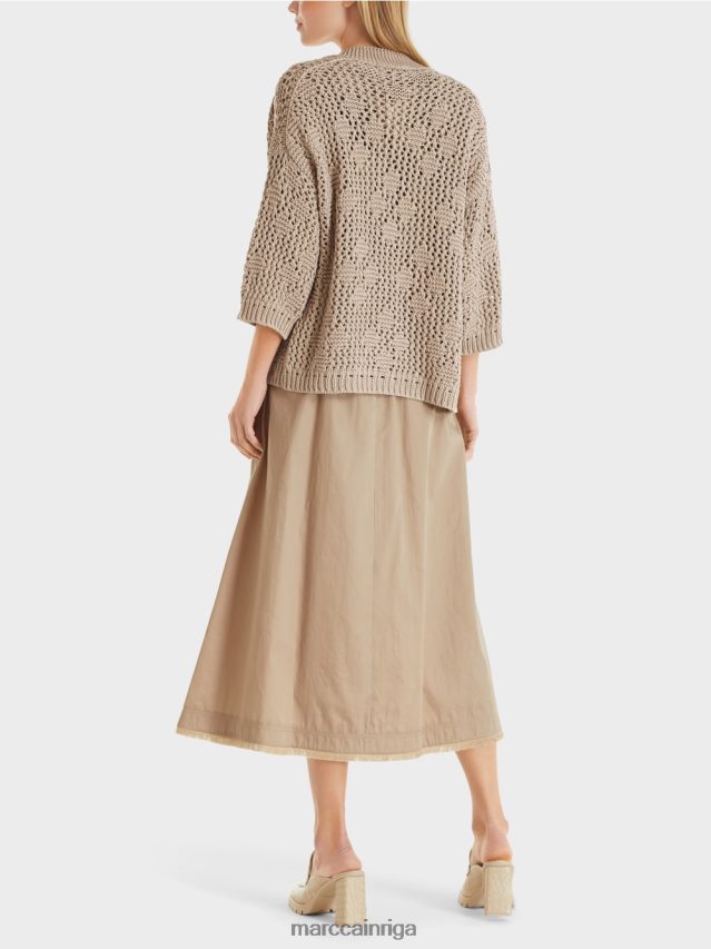 apģērbs maiga taupe VRBHXD411 Marc Cain jaka \"adīts Vācijā\"