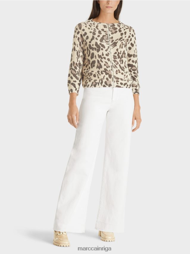 apģērbs maiga tuksneša taupe VRBHXD400 Marc Cain jaka adīta Vācijā