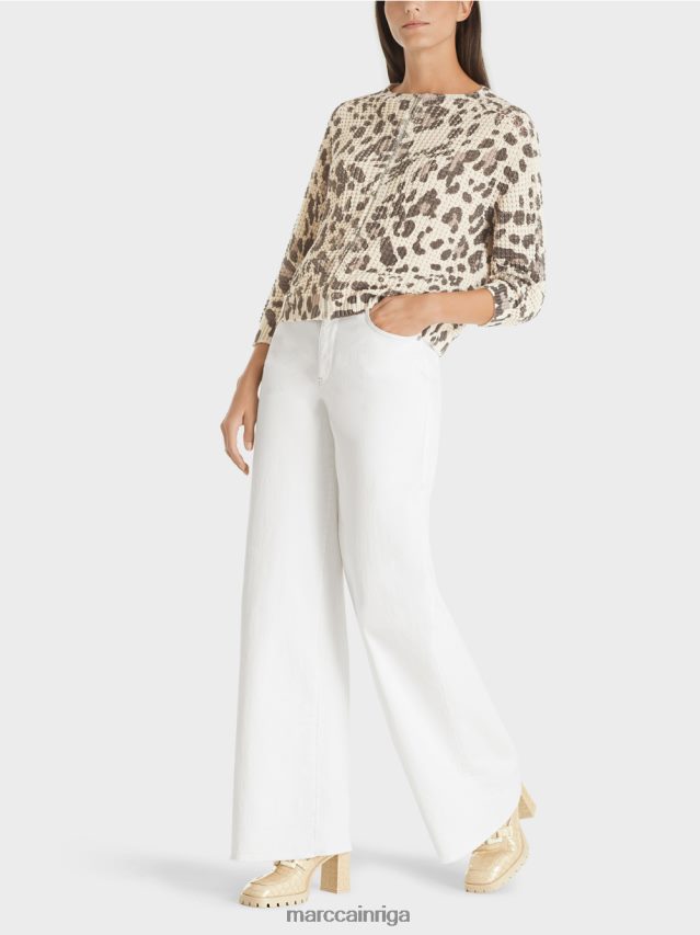 apģērbs maiga tuksneša taupe VRBHXD400 Marc Cain jaka adīta Vācijā