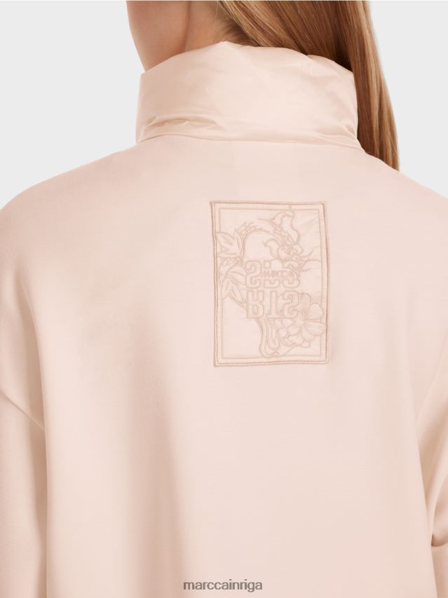 apģērbs mandeļu zieds VRBHXD304 Marc Cain polsterēta \"pārdomāt kopā\" ​​jaka