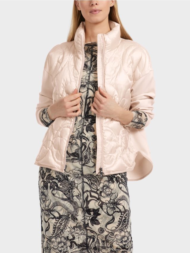 apģērbs mandeļu zieds VRBHXD304 Marc Cain polsterēta \"pārdomāt kopā\" ​​jaka