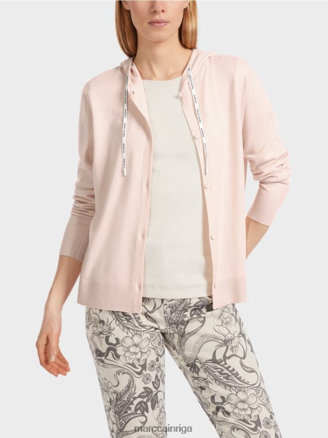 apģērbs mandeļu zieds VRBHXD307 Marc Cain pārdomājiet kopā\" ​​smalka adīta jaka