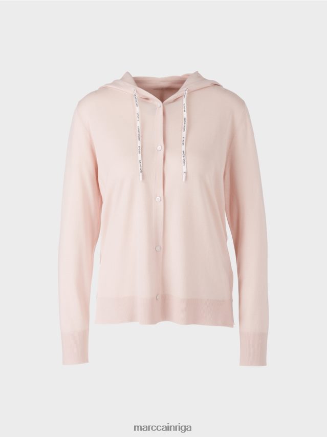 apģērbs mandeļu zieds VRBHXD307 Marc Cain pārdomājiet kopā\" ​​smalka adīta jaka