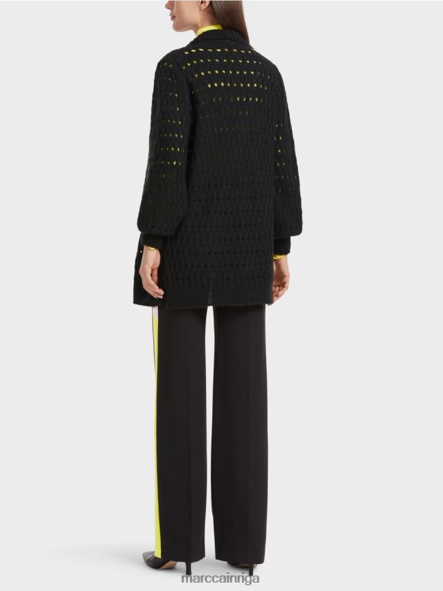 apģērbs melns VRBHXD346 Marc Cain jaka adīta Vācijā