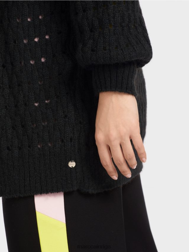 apģērbs melns VRBHXD346 Marc Cain jaka adīta Vācijā