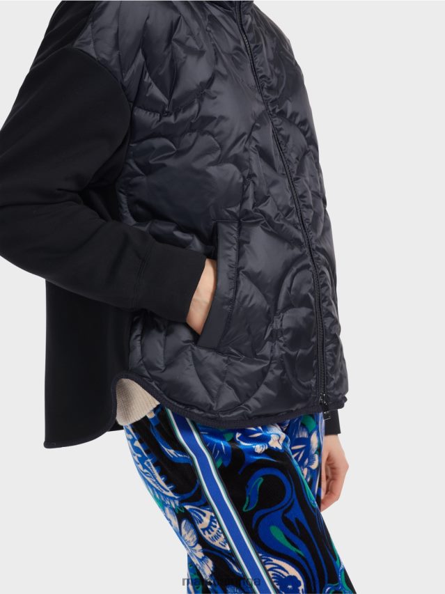 apģērbs pusnakts zils VRBHXD309 Marc Cain polsterēta \"pārdomāt kopā\" ​​jaka