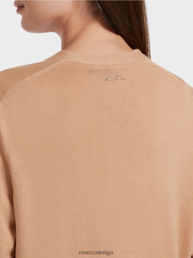 apģērbs spilgts īriss VRBHXD326 Marc Cain \"pārdomāt kopā\" ​​vilnas jaka