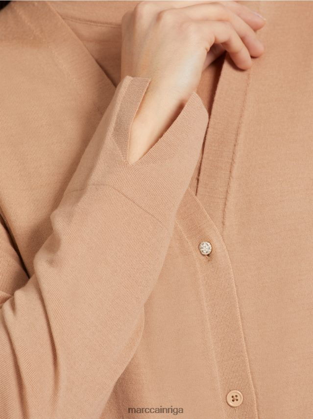 apģērbs spilgts īriss VRBHXD326 Marc Cain \"pārdomāt kopā\" ​​vilnas jaka