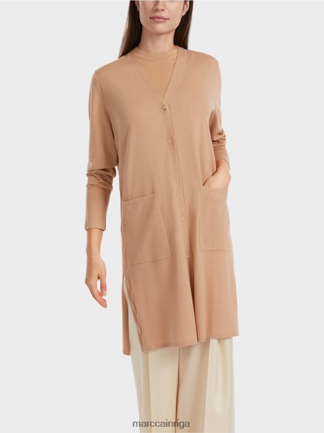 apģērbs spilgts īriss VRBHXD326 Marc Cain \"pārdomāt kopā\" ​​vilnas jaka