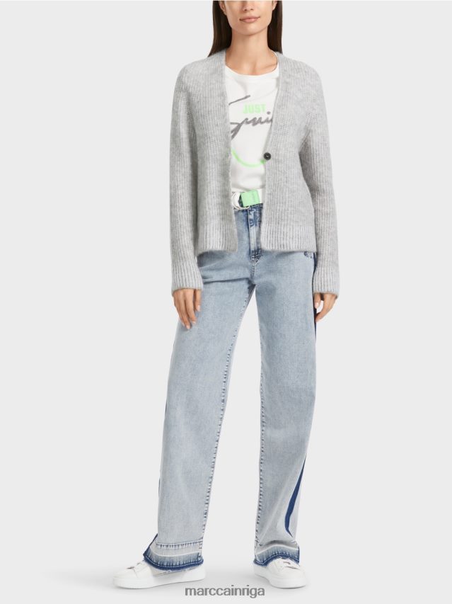 apģērbs sudrabaini pelēks VRBHXD329 Marc Cain jaka 100% ražota Vācijā