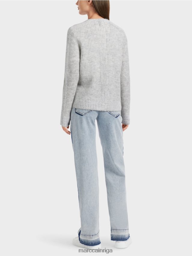 apģērbs sudrabaini pelēks VRBHXD329 Marc Cain jaka 100% ražota Vācijā