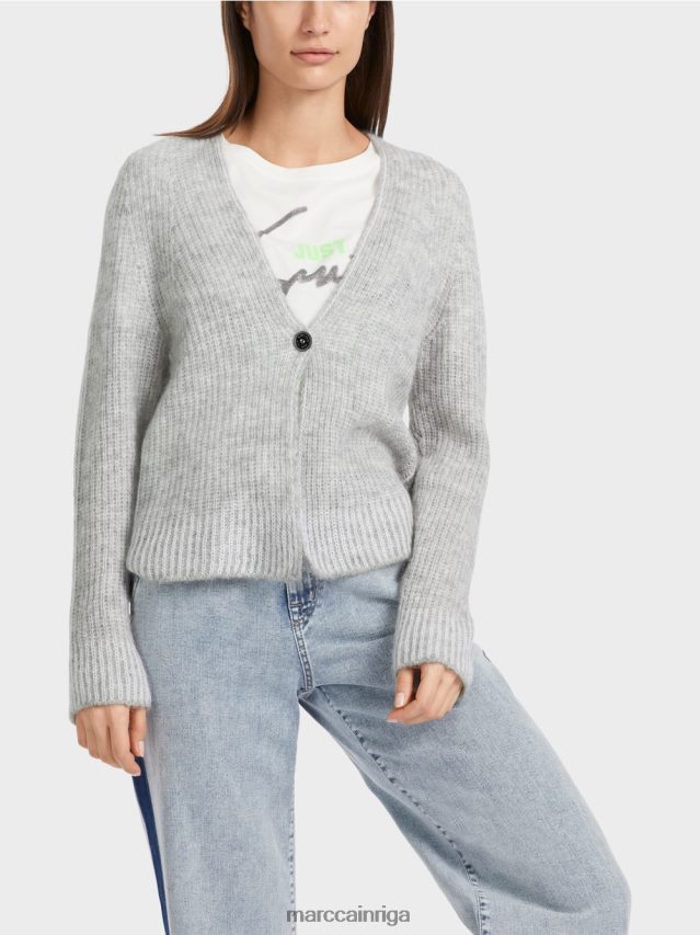 apģērbs sudrabaini pelēks VRBHXD329 Marc Cain jaka 100% ražota Vācijā