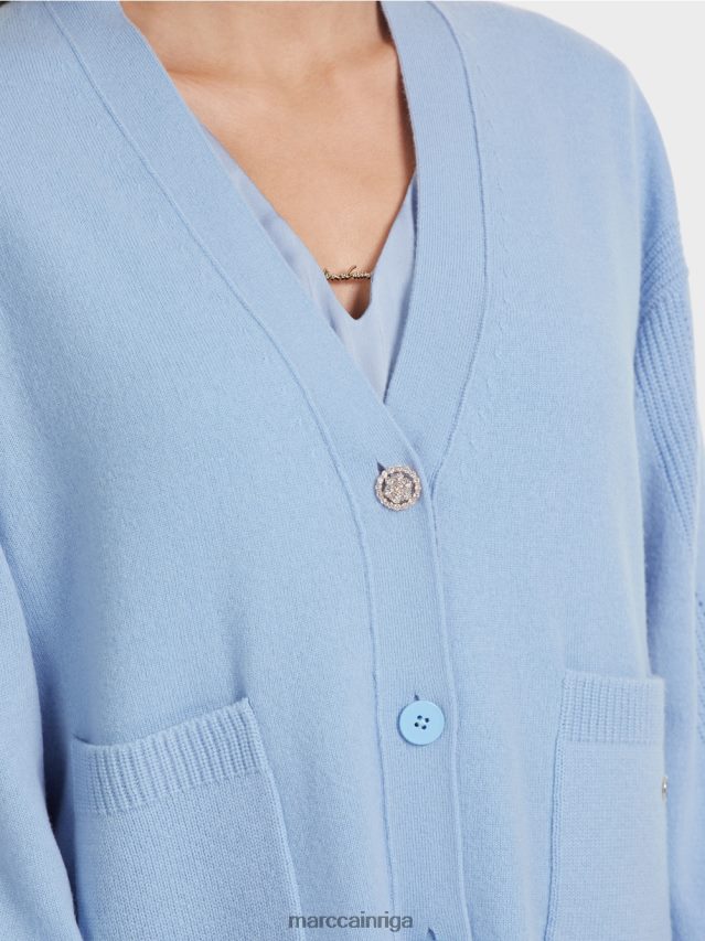 apģērbs tumšas vasaras debesis VRBHXD320 Marc Cain jaka \"pārdomājiet kopā\"