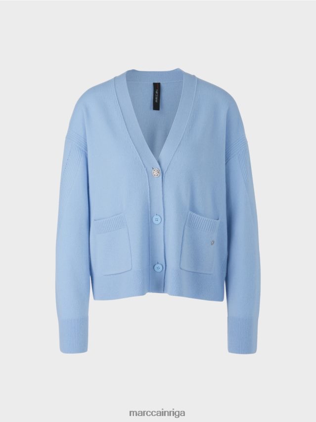 apģērbs tumšas vasaras debesis VRBHXD320 Marc Cain jaka \"pārdomājiet kopā\"