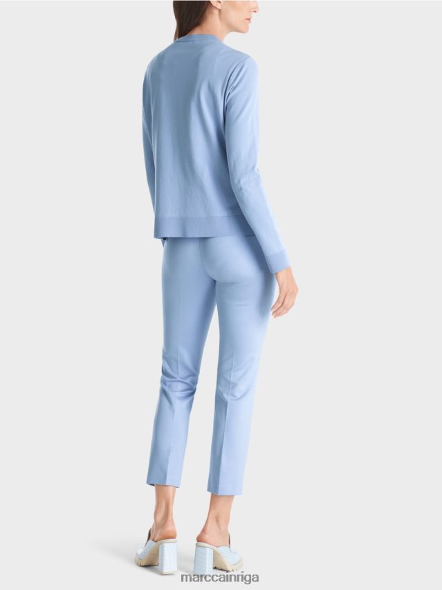 apģērbs tumšas vasaras debesis VRBHXD352 Marc Cain jaka \"pārdomājiet kopā\"