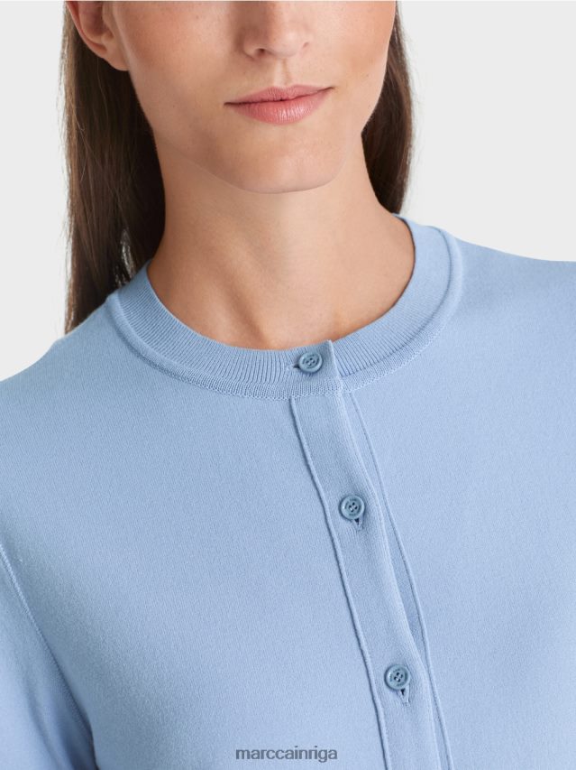 apģērbs tumšas vasaras debesis VRBHXD352 Marc Cain jaka \"pārdomājiet kopā\"